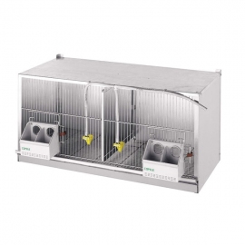 2 Compartments 1.2 metres Cage